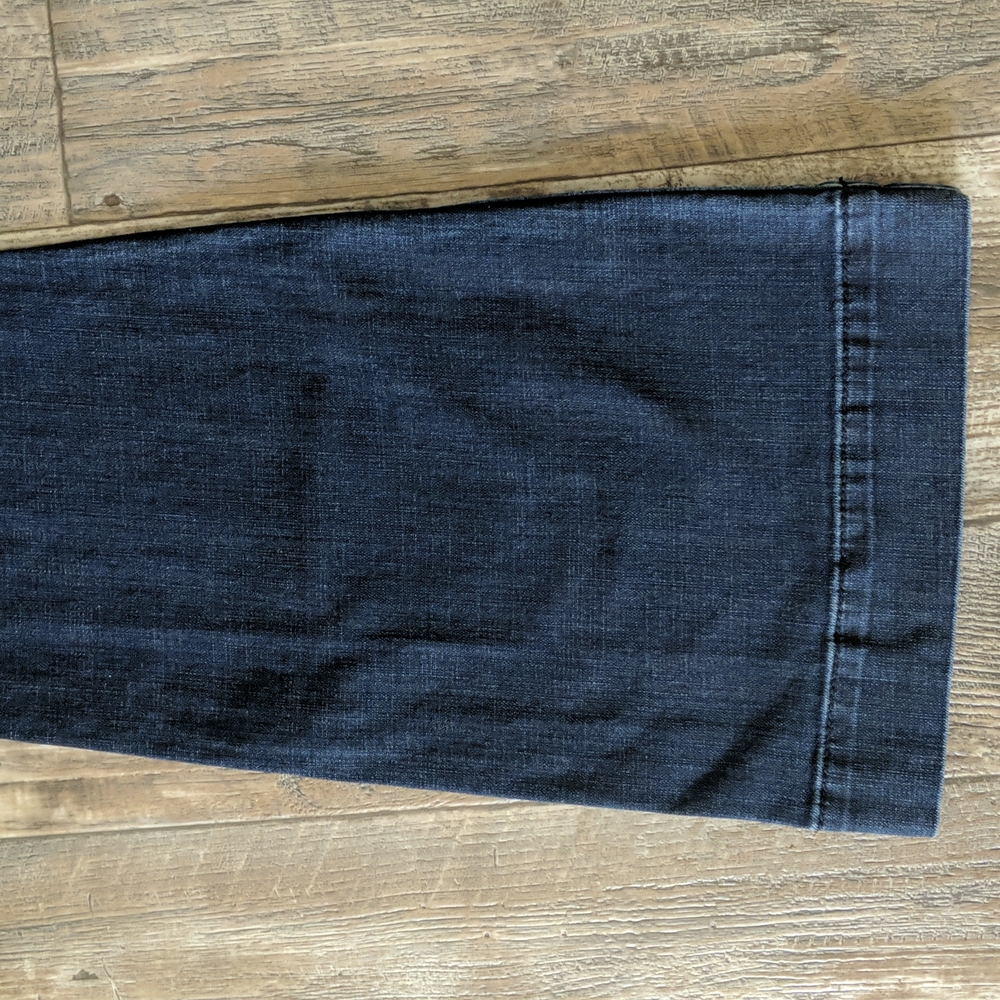 ROCK & ROLL COWGIRL low-rise trouser jeans flares wide leg 34x36L like new TALL - Picture 10 of 16